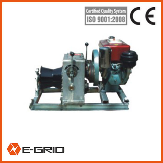 Diesel engine powered winch-09111