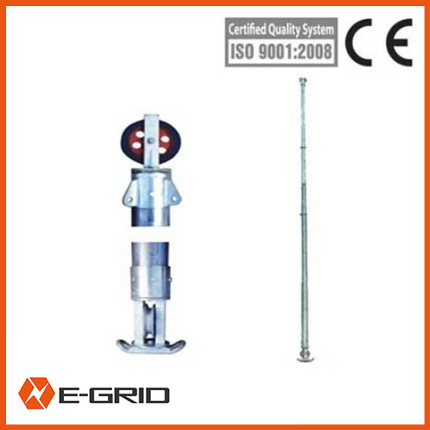 Aluminum alloy Inner suspended tubular gin pole