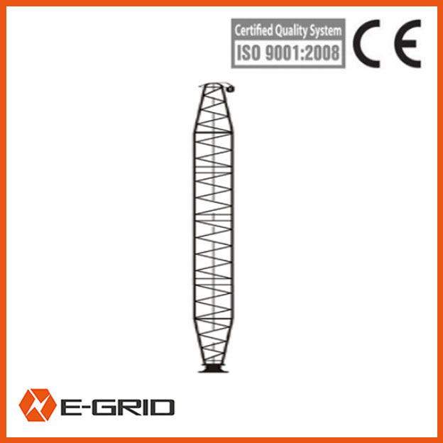 Aluminum alloy Single lattice-like aluminum gin pole