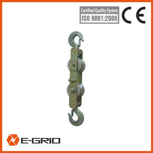 Model SHSS10 anti-lifting hold down pulley blocks for OPGW (Fiber Optical)